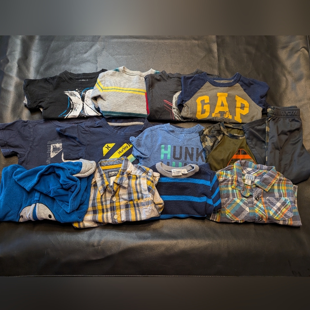 12 Piece Boys 2T Shirts Bundle